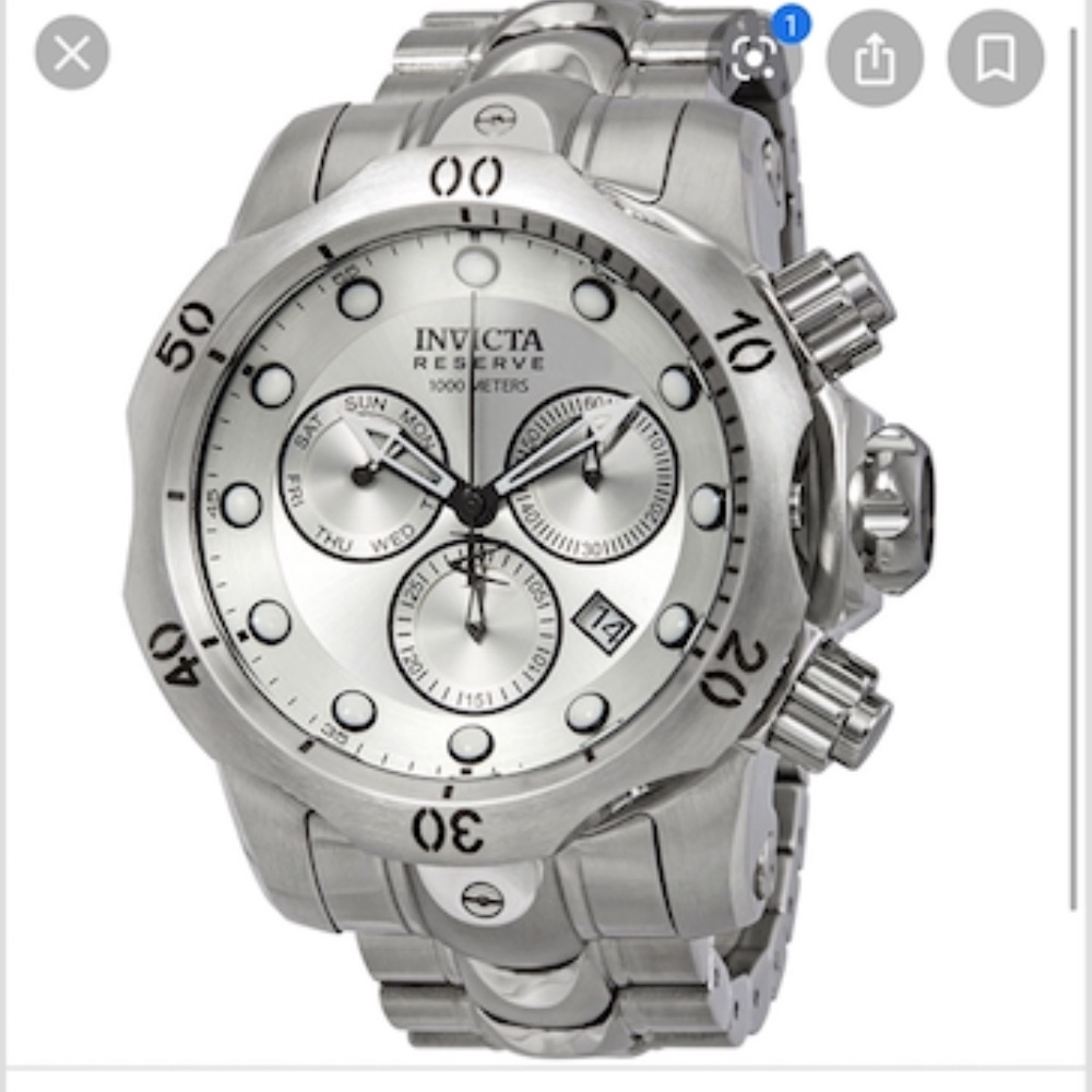 Invicta Reserve Chronograph Silver
